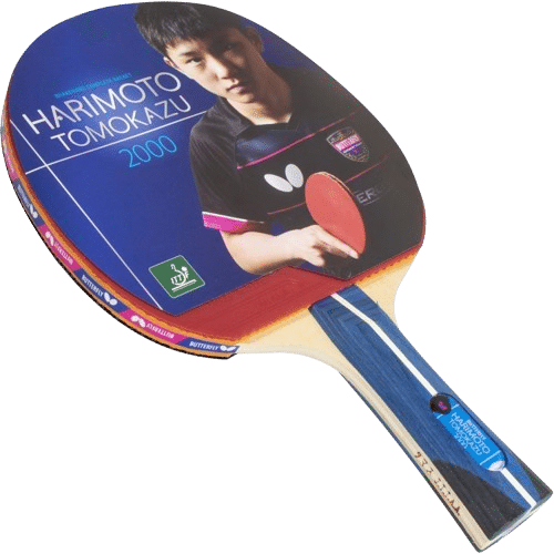 RAQUETA BUTTERFLY HARIMOTO TOMOZAKU 2000 + 2 BOLAS